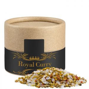 50 g Royal Curry in biologisch abbaubarer Pappdose mit Werbeetikett