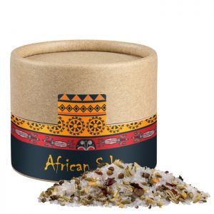 50 g Süd Afrikanisches Salz in biologisch abbaubarer Pappdose mit Werbeetikett