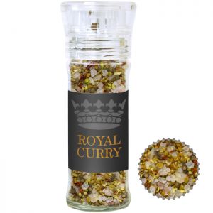 60 g Royal Curry in Gewürzmühle mit Werbeetikett