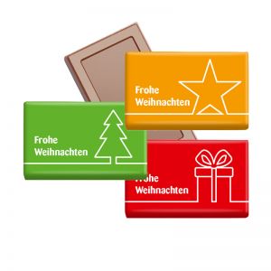 Midi Schokoladen-Täfelchen Weihnachten