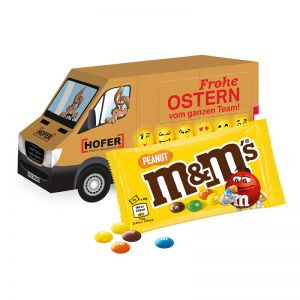 3D Oster Transporter M&M´s mit Werbebedruckung