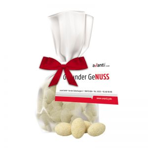 30 g Express Sour Cream-Zwiebel-Erdnüsse im Flachbeutel mit Werbeanhänger