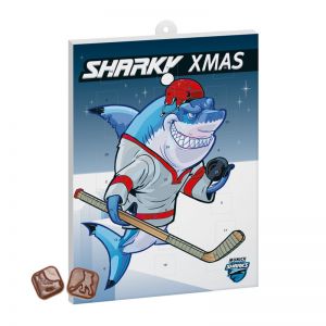 Eishockey Schoko-Adventskalender mit Logodruck