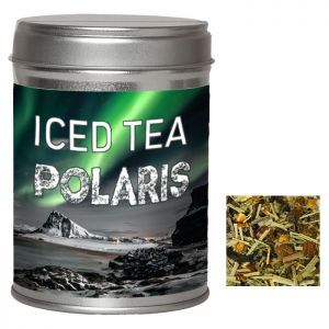 40 g Tee Eistee Polaris in Dual-Dose mit Werbeetikett