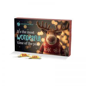 Adventskalender Lang mit Toblerone Tiny und Werbedruck