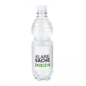 500 ml Promo Wasser Still mit Logodruck