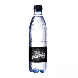 500 ml Wasser-Pfandflasche mit Logodruck