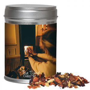 60 g Kaminfeuer Tee in Dual Dose mit Werbeetikett