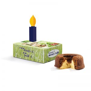 Bahlsen Gratulationsbox mit Minikuchen und Logodruck