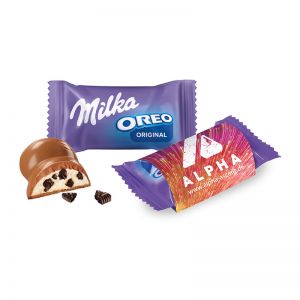 Milka OREO Minis Original im Werbeschuber mit Werbedruck