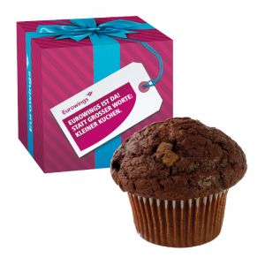 Muffin Maxi in der Werbe-Box mit Logodruck