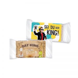 Oat King Pure im Werbeschuber mit Logodruck