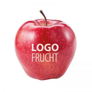PR LogoApfel rot mit Werbedruck