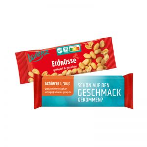 Promo-Snack Lorenz Erdnüsse geröstet & gesalzen im Werbeschuber