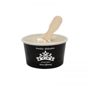 Werbe-Speiseeis Ice Cup individuell Bourbon Vanille
