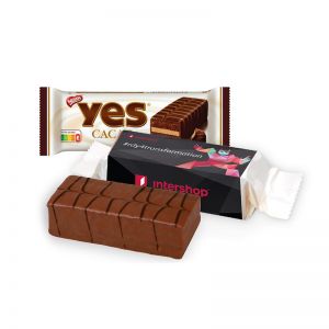 Yes Cacao Mini-Törtchen mit Werbebanderole